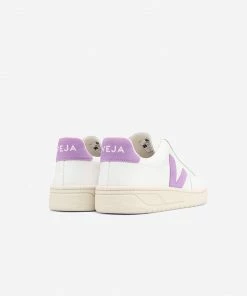 Veja Zapatillas V-12 Leather Extra-White / Lavande