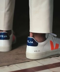 Veja White Campo Chromefree Mens Trainer