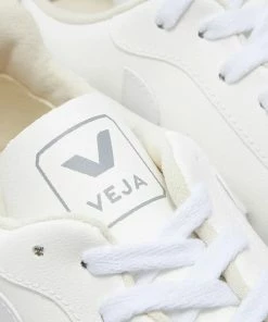 Veja Veja V-10 CWL Basketball Sneaker White & Natural