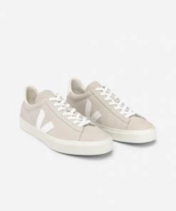 Veja Women Campo Trainers - Nubuck Natural White