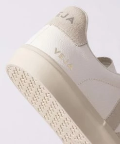 Veja Campo Chromefree Extra White Natural Suede Shoes