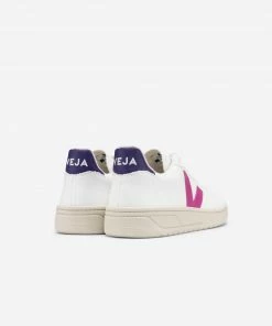 Veja V 10 CWL White Ultraviolet Purple Shoes