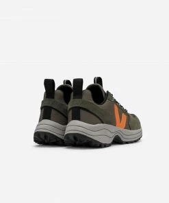 Veja Venturi Ripstop Sneakers Kaki Neon Orange