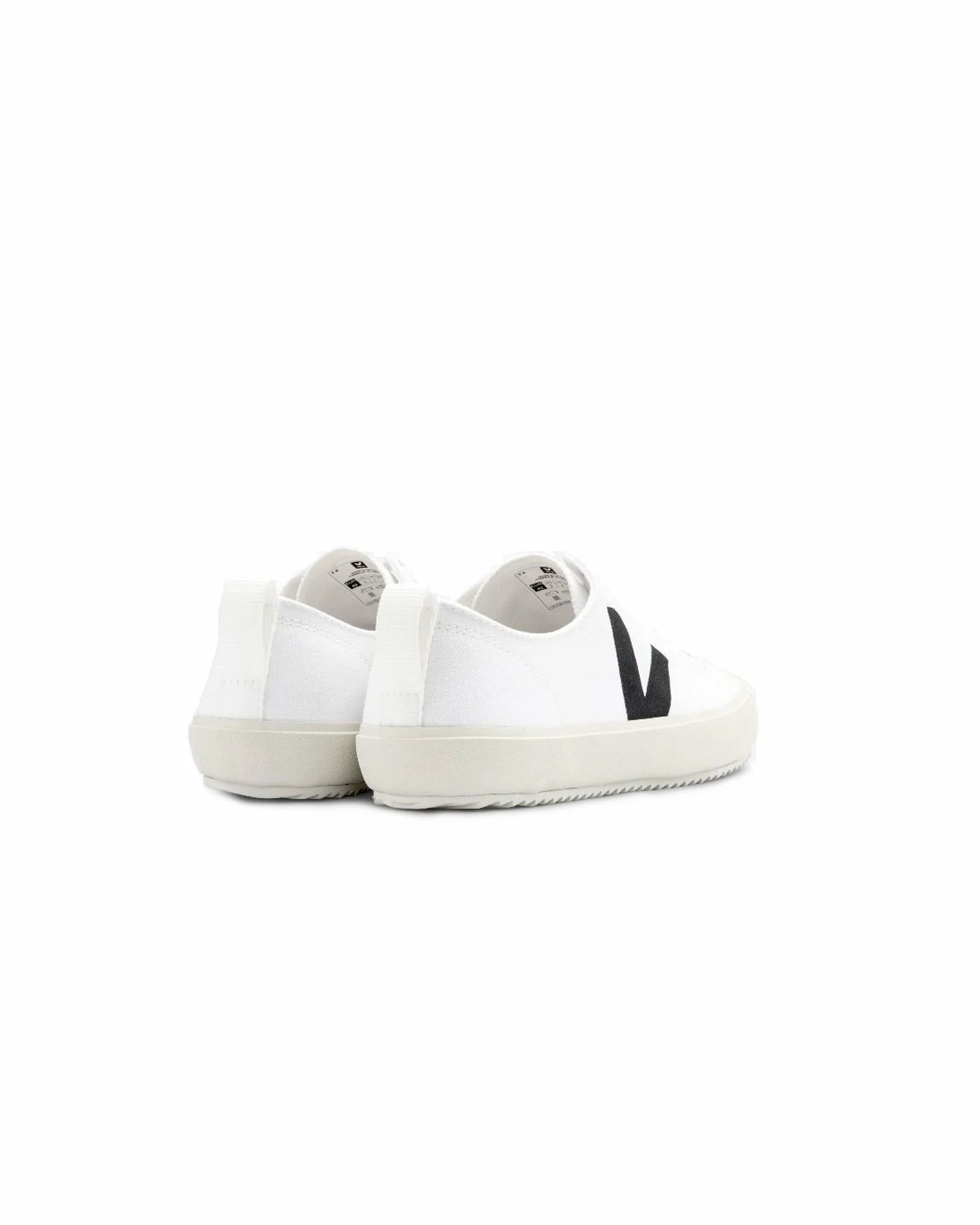 Veja White Black Nova Canvas Shoes