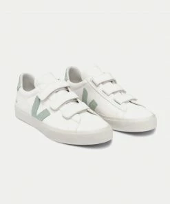 Veja Extra White Matcha Recife Logo Trainers Womens