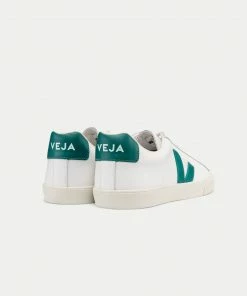 Veja Extra White Brittany Esplar Logo Leather Trainer Mens