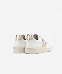 Veja Women V 10 Trainer Shoes Extra White Platine