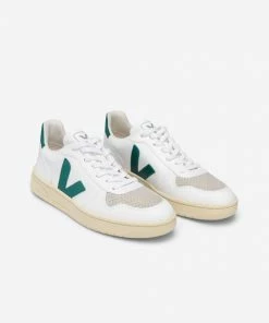 Veja V 10 Cwl Trainers White Brittany Butter Sole