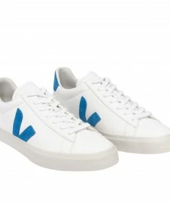 Veja Scarpe Campo Uomo Extra White/Swedish Blue