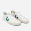 Veja Extra White Brittany Esplar Logo Leather Trainer Womens