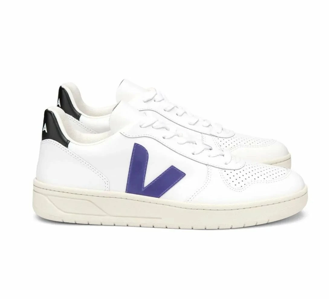 Veja Veja V-10 Leather White Purple Black