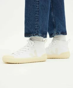 Veja White Butter Sole Nova Ht Canvas Shoes