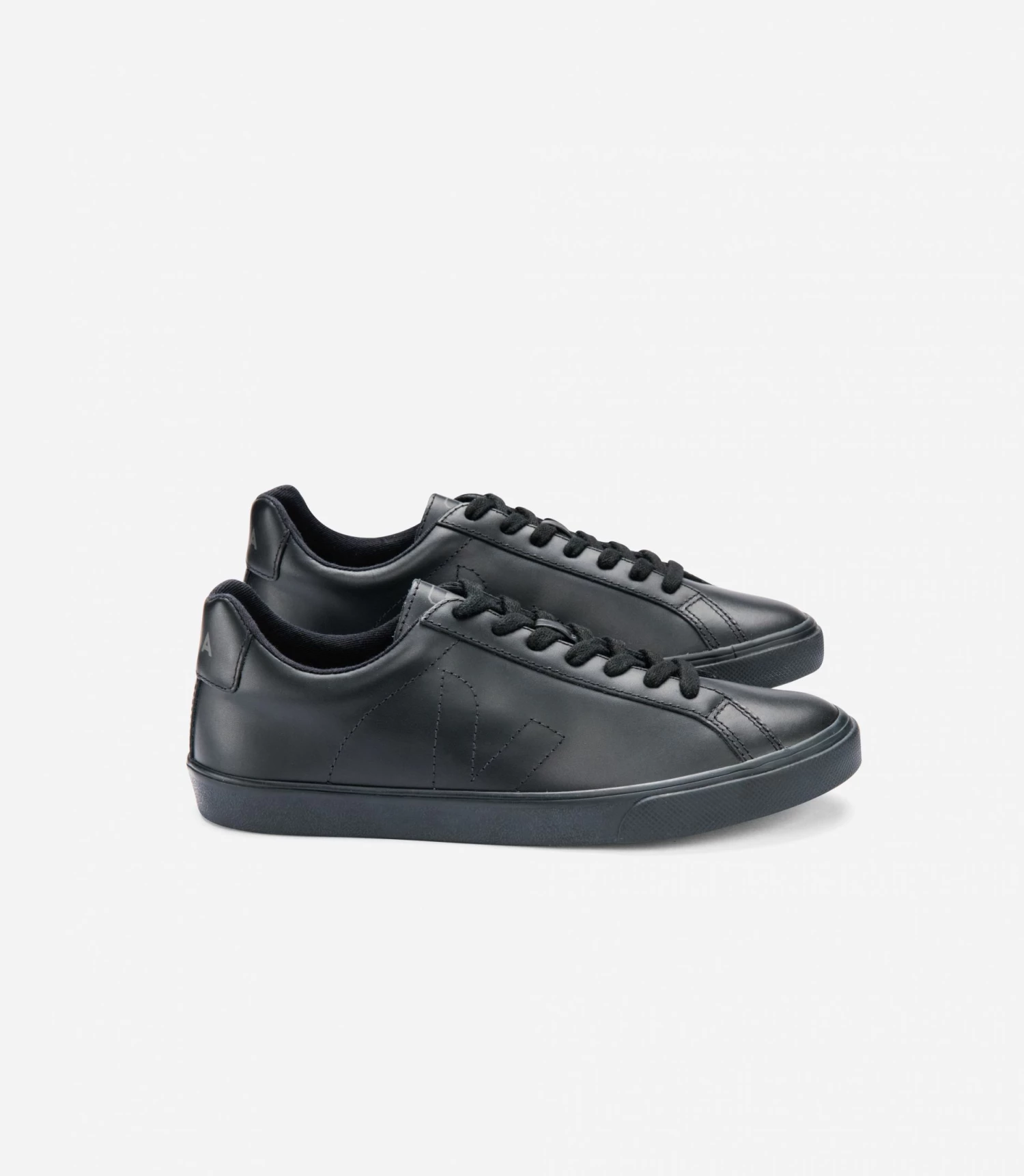 Veja Full Black Leather Esplar Sneaker