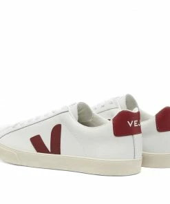 Veja Veja Esplar Clean Leather Sneaker White & Marsala