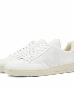 Veja Veja V-12 Leather Sneaker Triple White