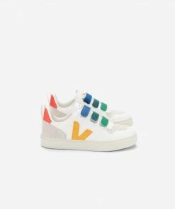 Veja V-10 Chromefree Multico White Ouro