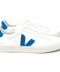 Veja Campo Chromefree Leather Extra White Swedish Blue