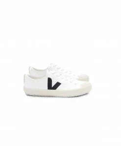 Veja White Black Nova Canvas Shoes