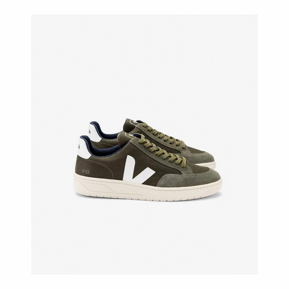 Veja Zapatillas V-12 B-Mesh - Olive / White (del 37 al 40)