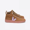 Veja Roraima Nubuck Brown Lavande Shoes