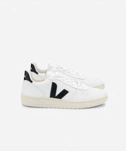 Veja V-10 Leather Extra White/Black sneakers
