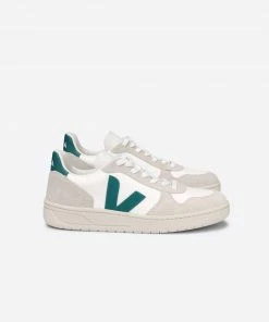 Veja V 10 B Mesh White Brittany