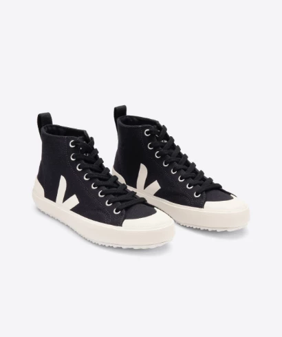 Veja Nova HT Organic Cotton Canvas Black Pierre Sneakers Man