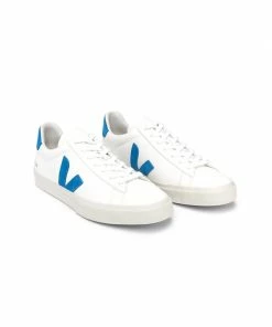 Veja Campo Chromefree Leather Extra White Swedish Blue