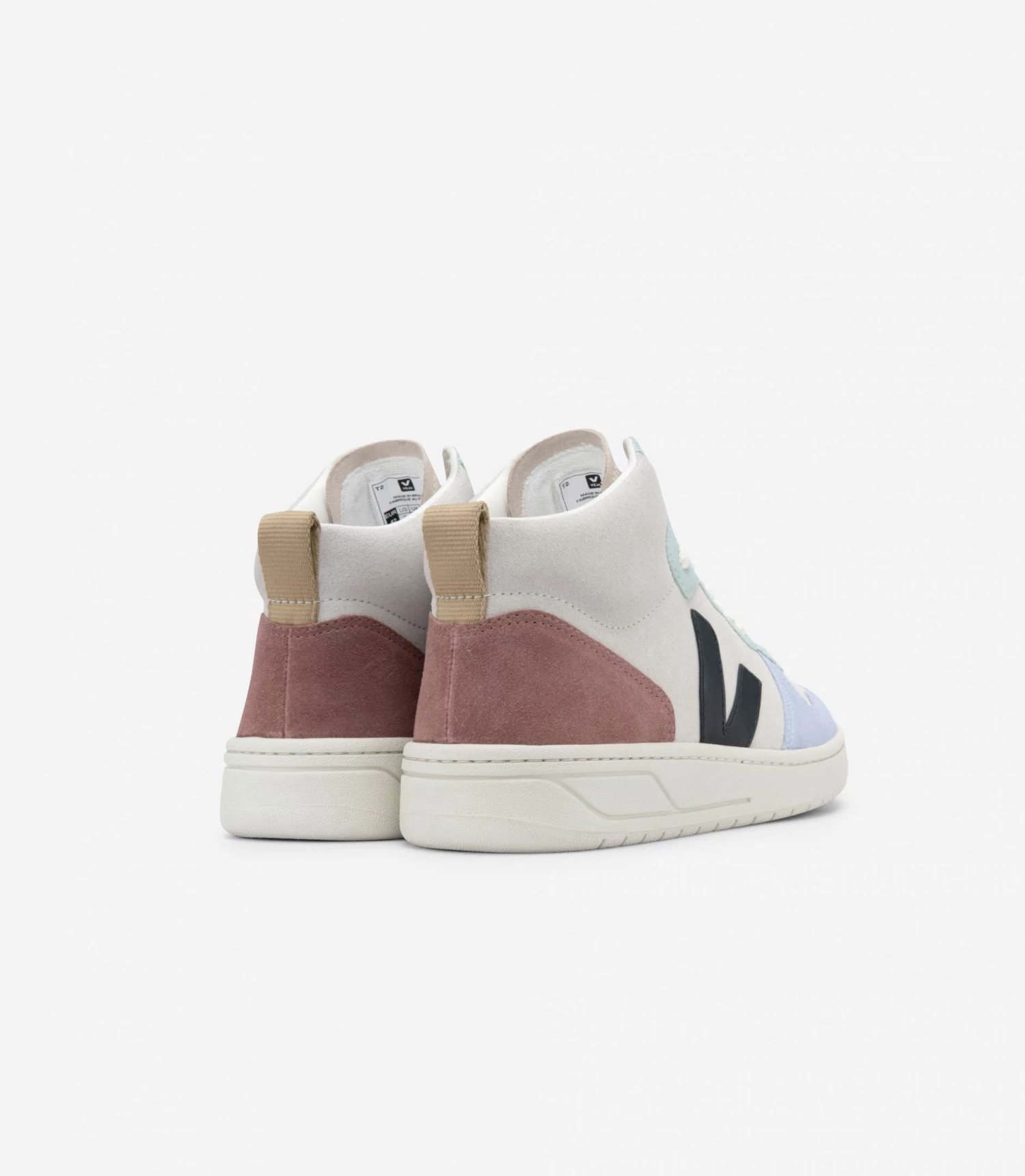 Veja V-15 Suede Multico Natural Black