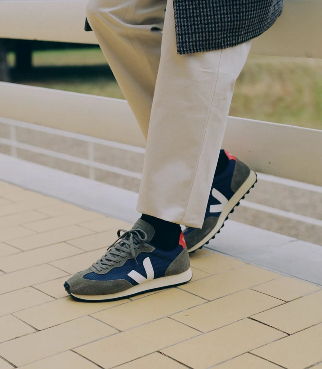 Veja Rio Branco Alveomesh Nautico Blanco Naranja Fluo