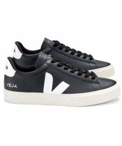 Veja Campo Chromefree Leather Black White