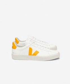 Veja Zapatillas Campo Chromefree - White / Ouro
