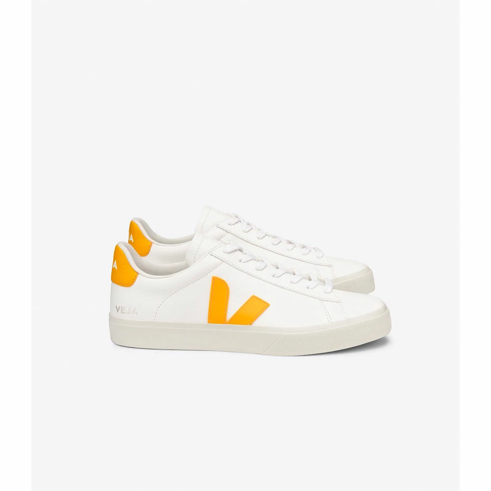 Veja Zapatillas Campo Chromefree - White / Ouro