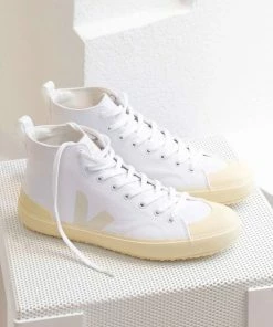 Veja White Butter Sole Nova Ht Canvas Shoes