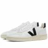 Veja Veja V-10 Leather Sneaker White & Black