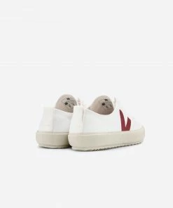 Veja Nova Canvas Sneakers White Marsala