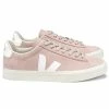 Veja Campo Nubuck Trainers - Babe White