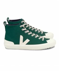 Veja Nova High Top Canvas Trainers - Poker Pierre