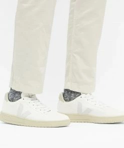 Veja Veja V-10 CWL Basketball Sneaker White & Natural