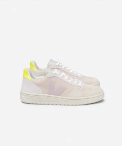 Veja V 10 Suede Multico Sable Parme Sneaker