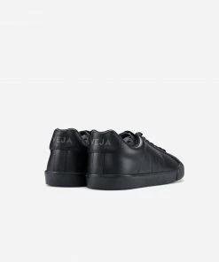 Veja Full Black Leather Esplar Sneaker