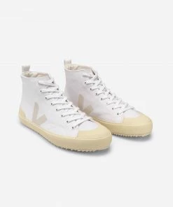 Veja White Butter Sole Nova Ht Canvas Shoes