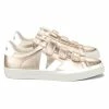 Veja Recife Chrome Free Leather Trainers - Platine White