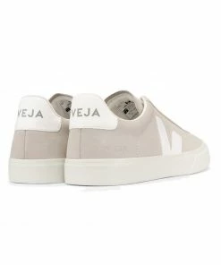 Veja Campo Nubuck Trainers - Natural White