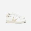 Veja V10 Leather Extra White Platine Shoes