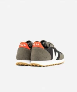 Veja Veja womens SDU Rec Alveomesh Black White Khaki
