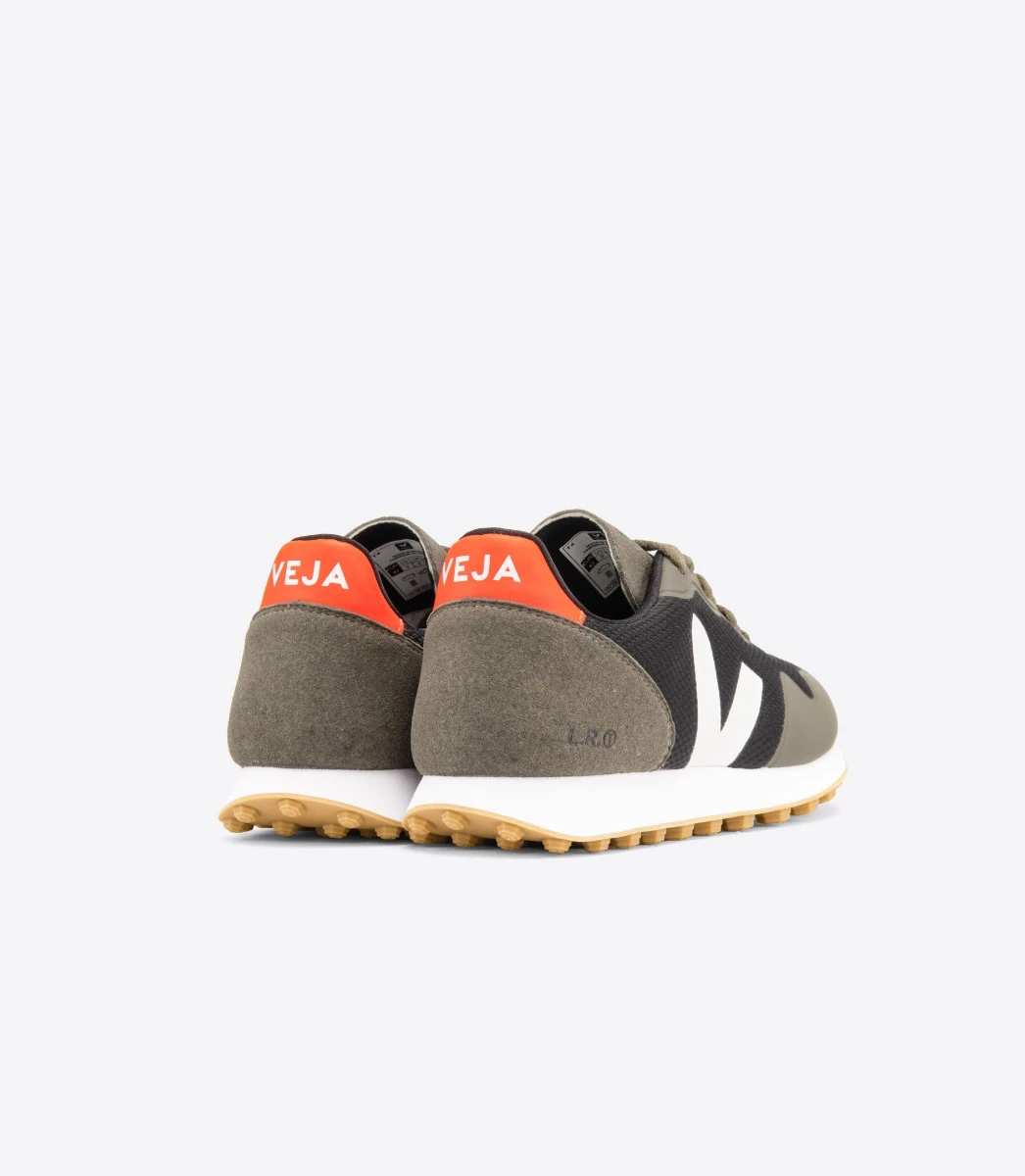 Veja Veja womens SDU Rec Alveomesh Black White Khaki