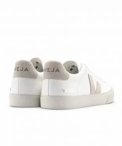 Veja Campo Chromefree Leather Extra White Natural Suede