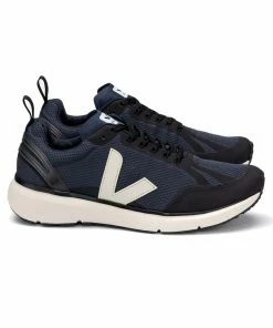 Veja Condor 2 Alveomesh Trainers - Nautico Pierre Black