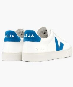 Veja Campo Chromefree Leather Extra White Swedish Blue